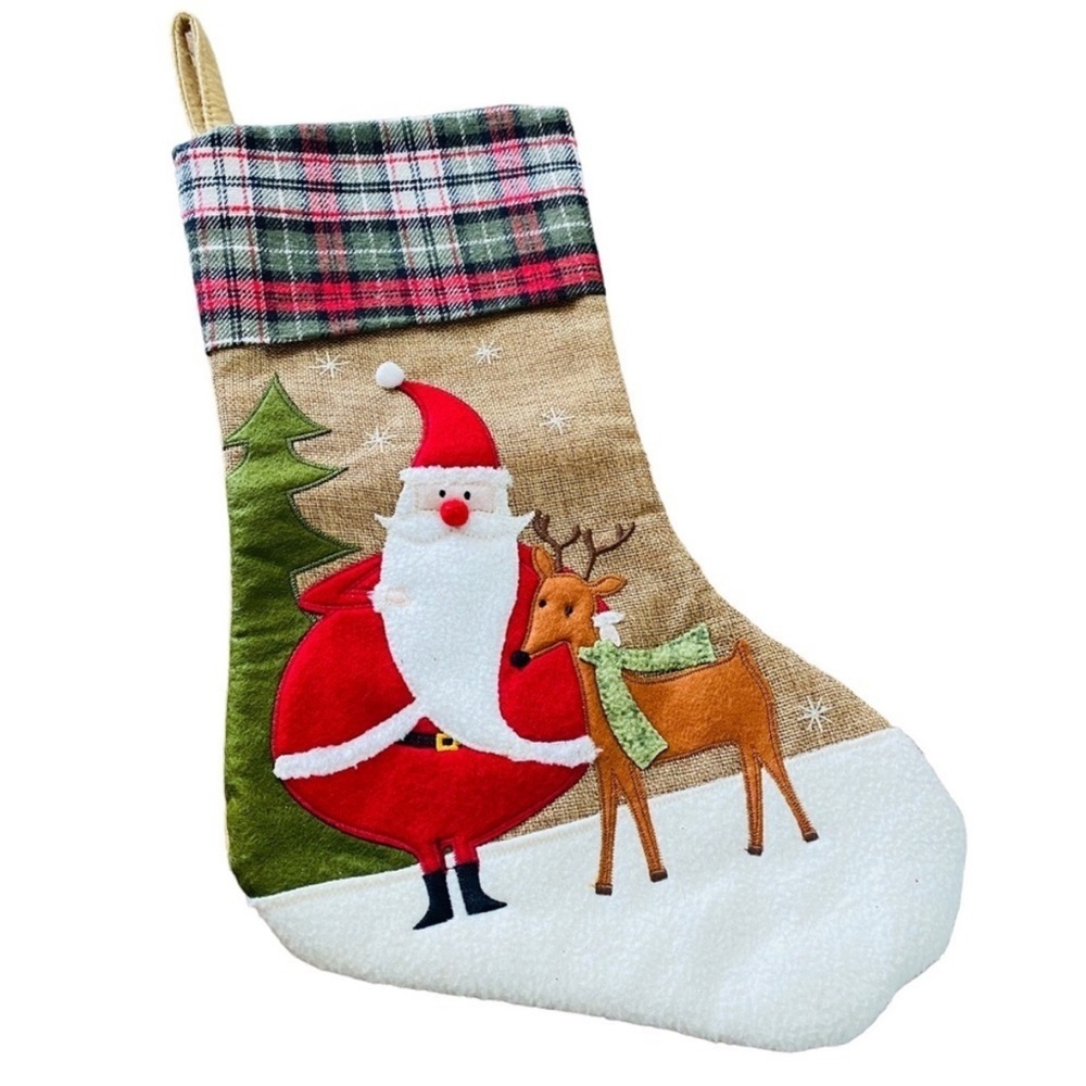Christmas’s Stocking Santa Claus Rudolph’s Holiday Stocking